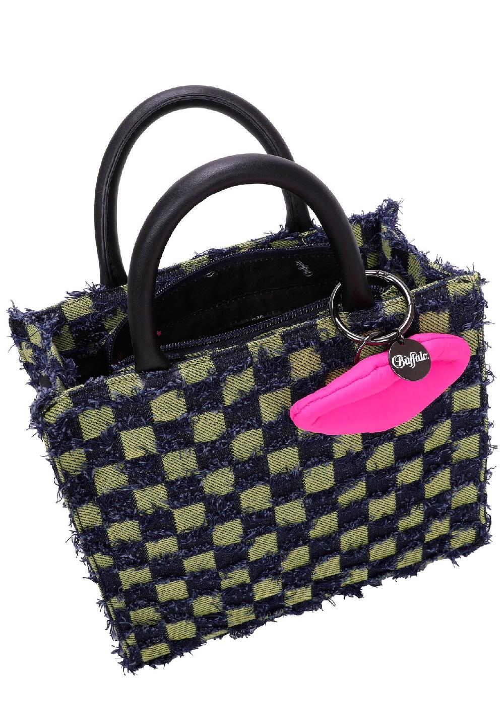 Buffalo Henkeltasche Big Boxy Collection Fancy Squares Mit Abnehmbarem Anhänger