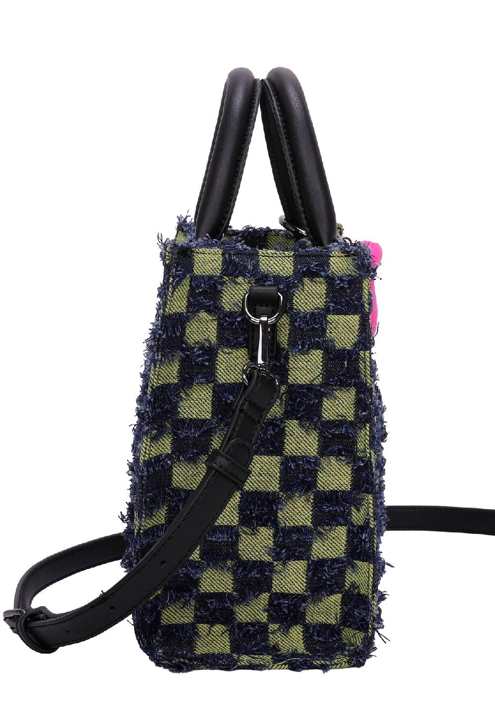 Buffalo Henkeltasche Big Boxy Collection Fancy Squares Mit Abnehmbarem Anhänger