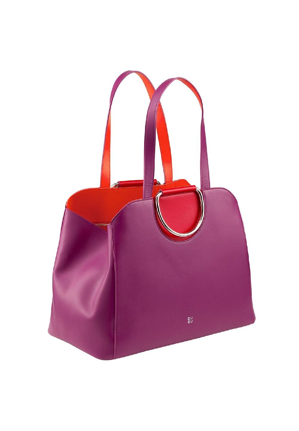 DuDu Shopper Tasche Leder 36 Cm