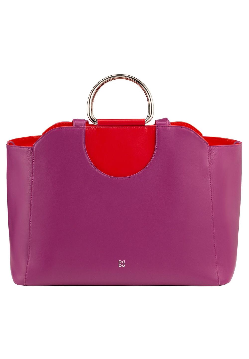 DuDu Shopper Tasche Leder 36 Cm