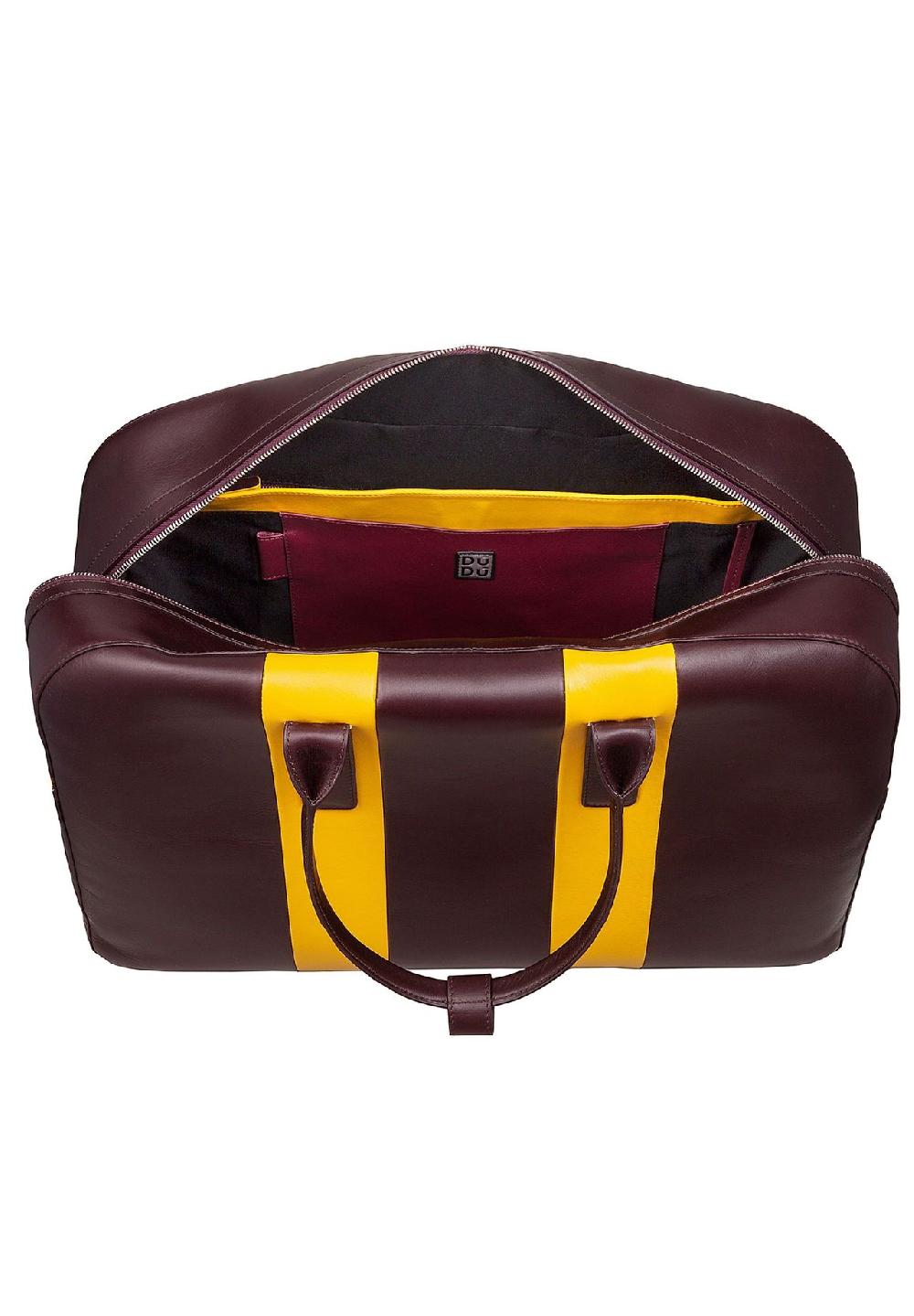 DuDu Weekender Reisetasche Leder 49 Cm