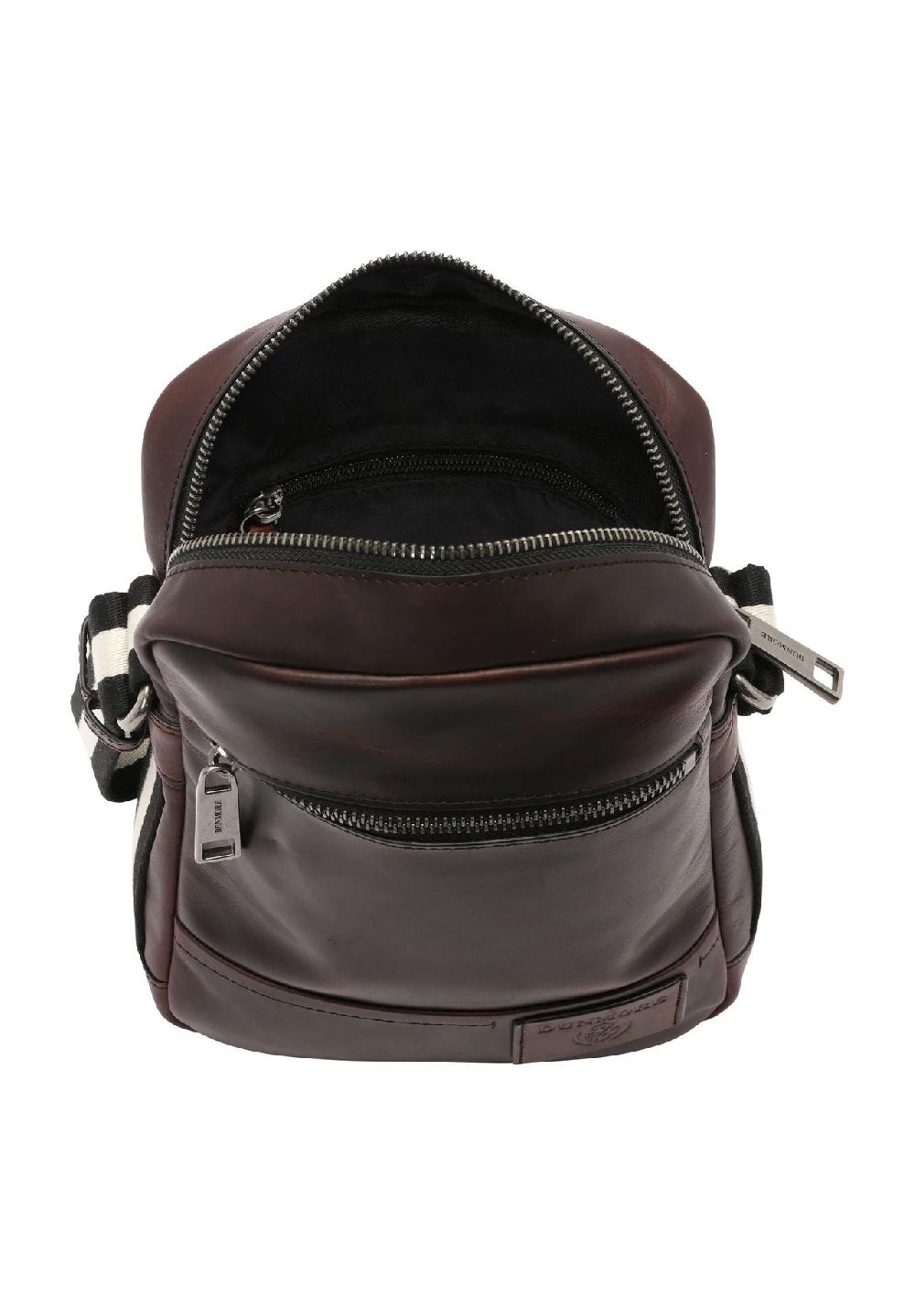 DUNMORE Umhängetasche Leder Patch