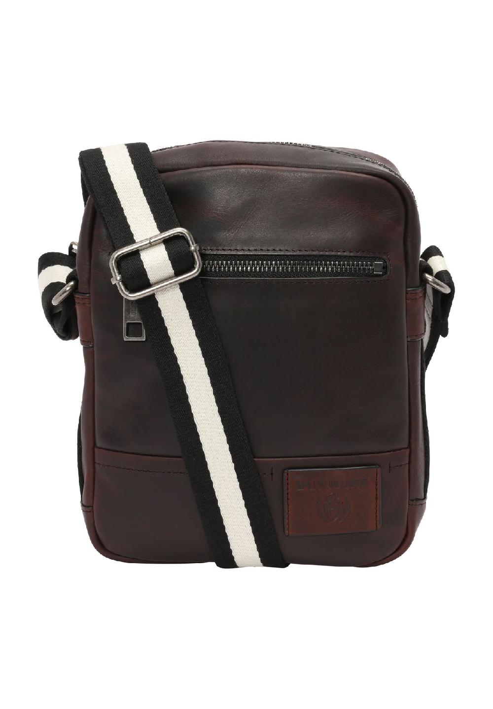 DUNMORE Umhängetasche Leder Patch