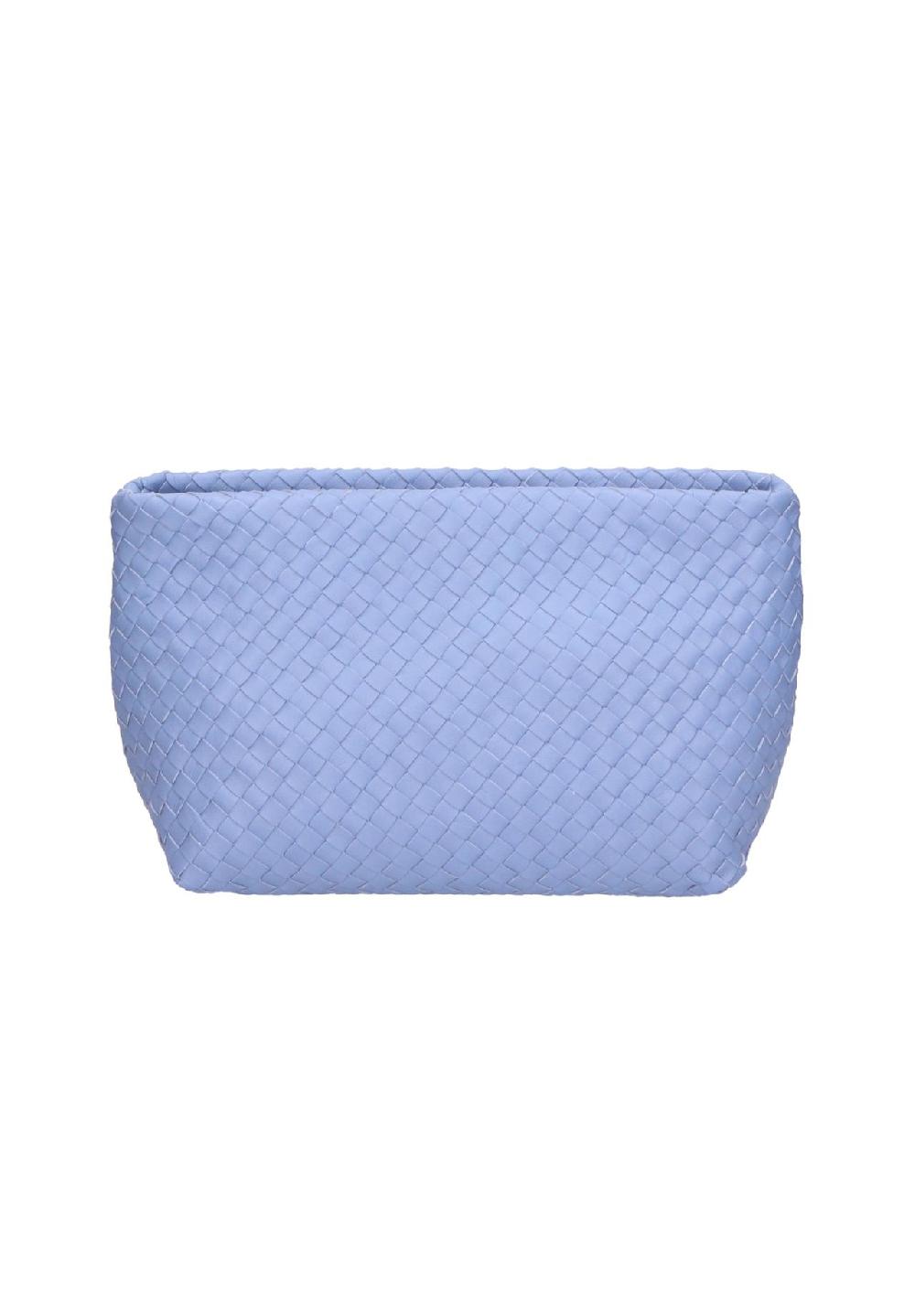 Gave Lux Shultertasche Women's shoulder bag in genuine nappa leather with woven texture. Equipped with removable chain shoulder strap. Handcrafted Italian product. Made in Italy