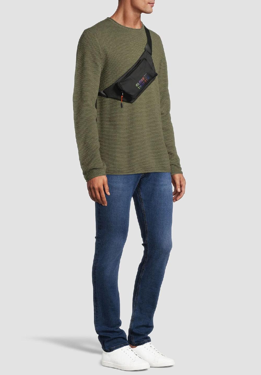 GLOBETROTTER JARNE Jarne Gürteltasche Markenprint Reißverschluss