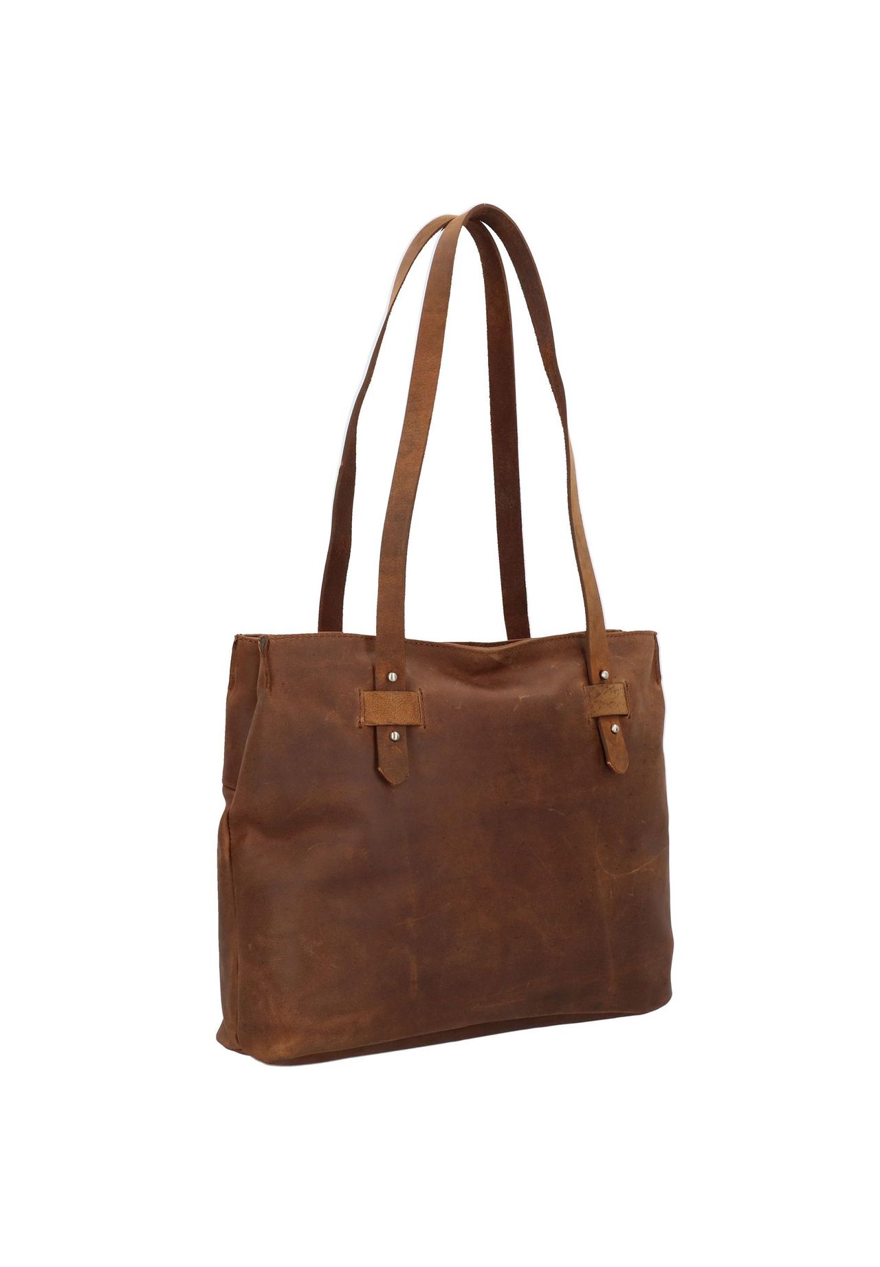 HAROLD'S Antik Antik Schultertasche Leder 37 Cm