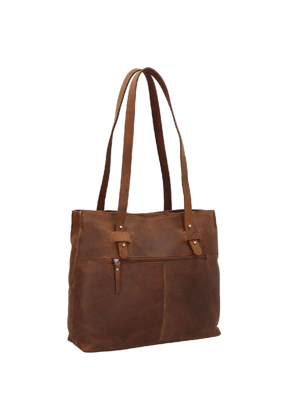 HAROLD'S Antik Antik Schultertasche Leder 37 Cm