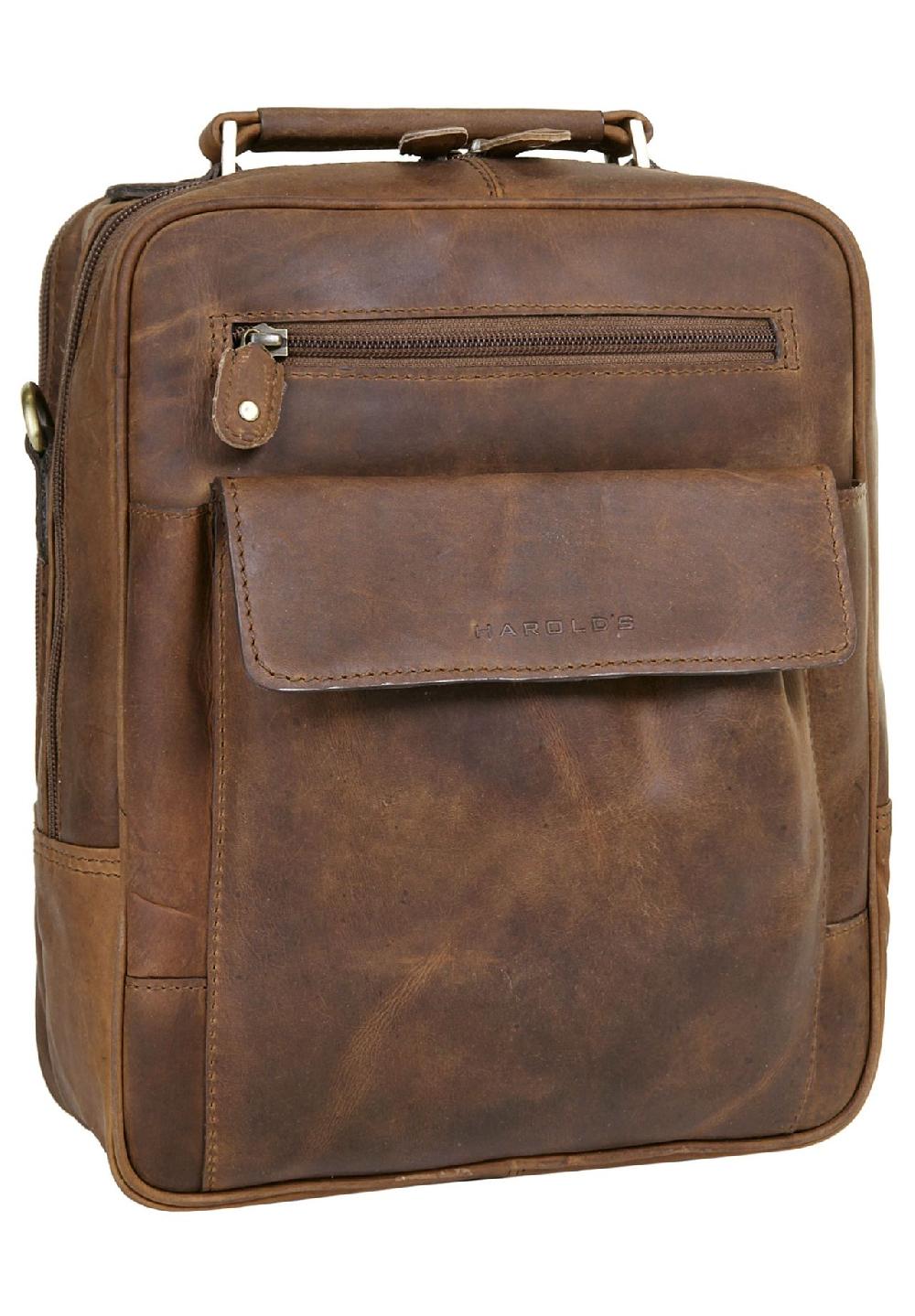 HAROLD'S Antik Flugtasche ANTIK Echt Leder