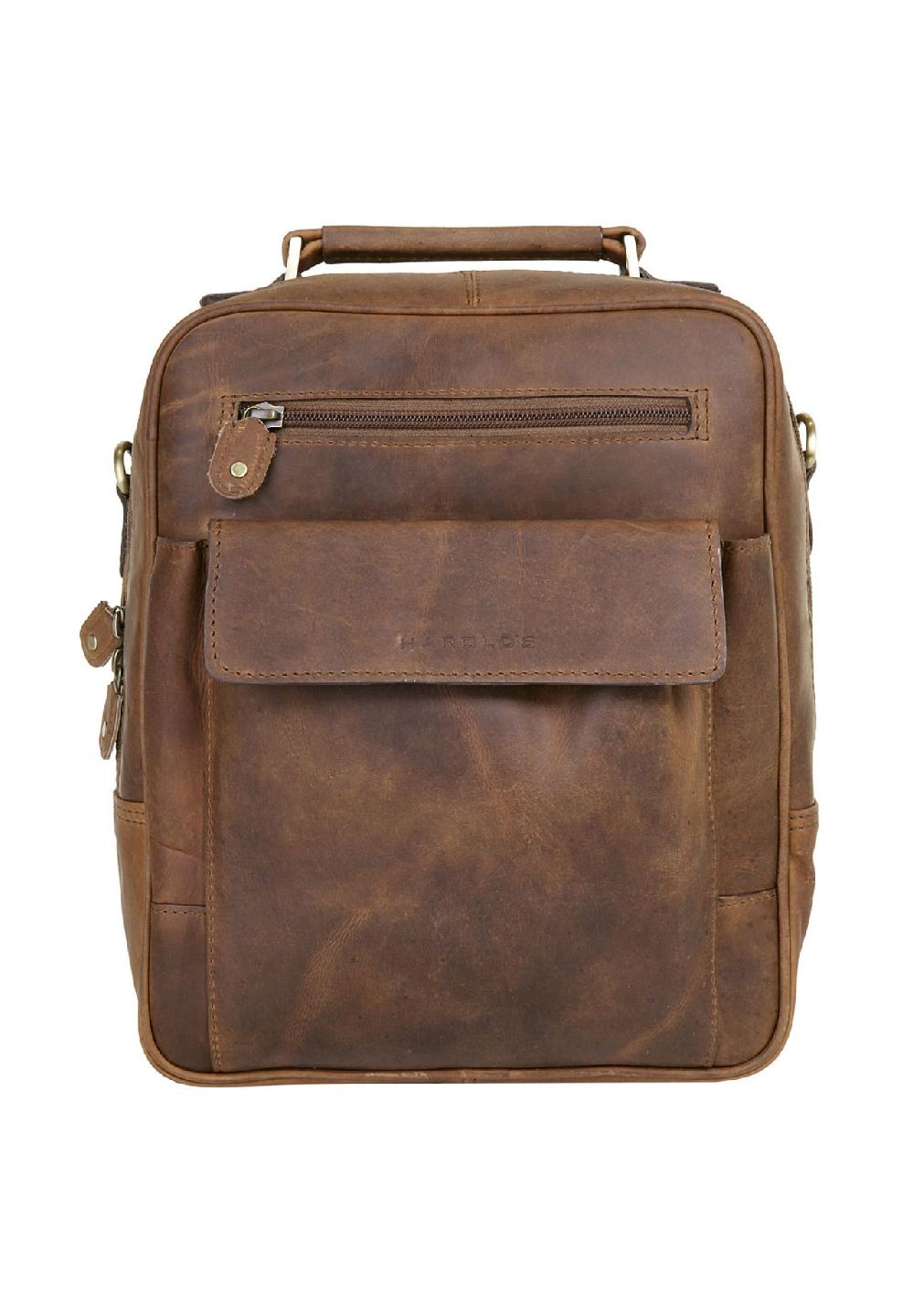 HAROLD'S Antik Flugtasche ANTIK Echt Leder