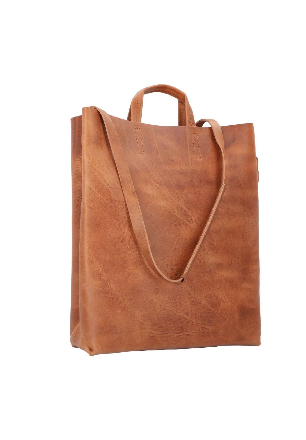 HAROLD'S Paperbag Paperbag Shopper Tasche Leder 33 Cm
