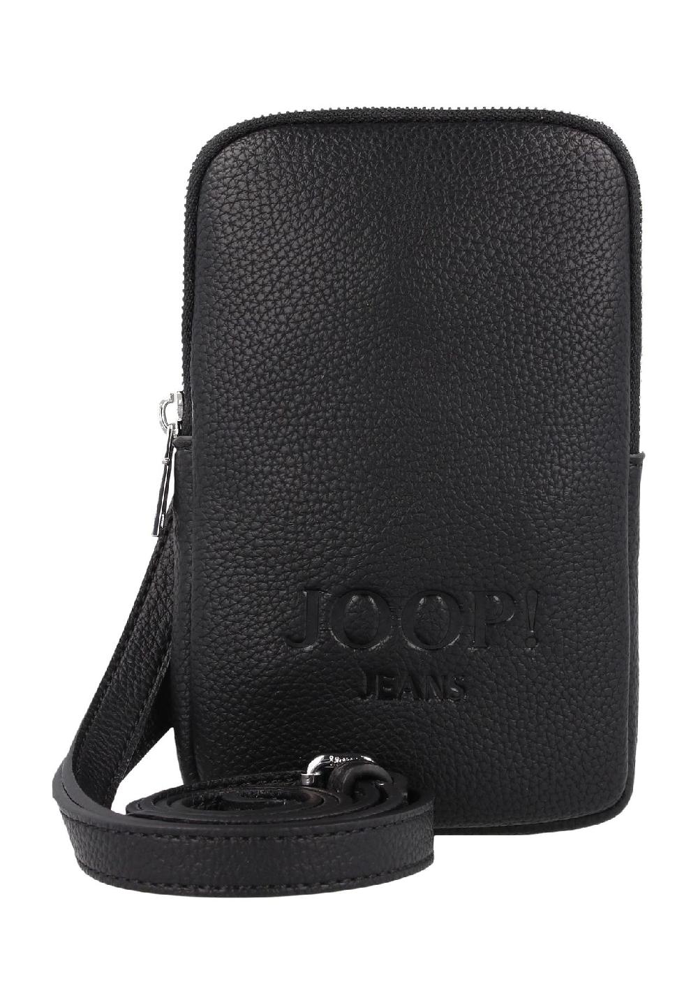 JOOP LETTERA 1.0 Handytasche "Bianca" Logo-Prägung Schultergurt für Damen