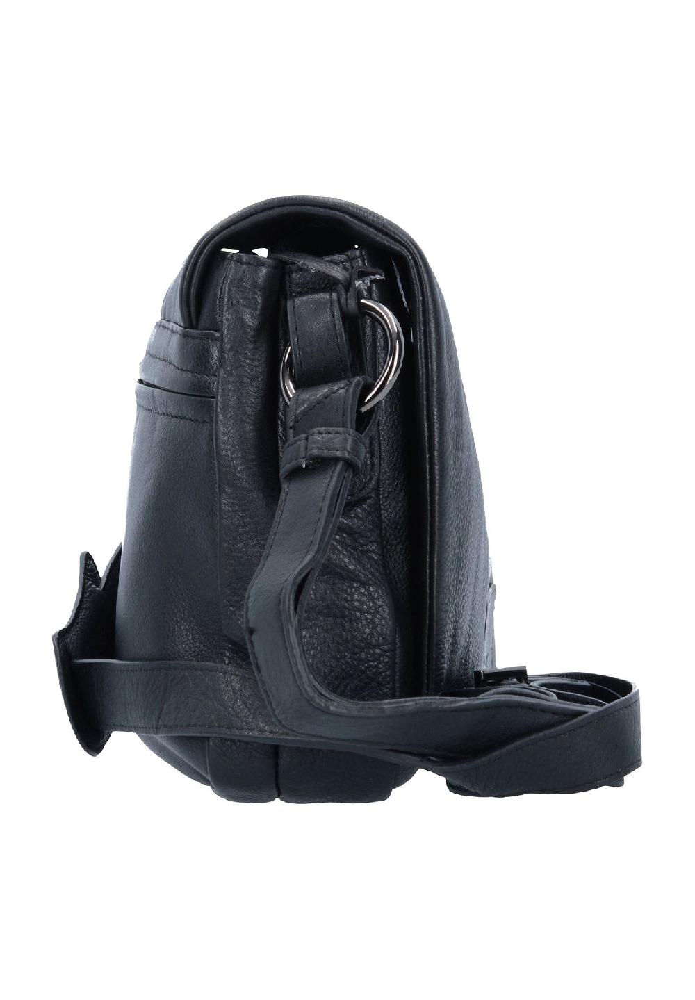 L.CREDI Eva Umhängetasche "Eva" Leder Emblem Uni Für Damen