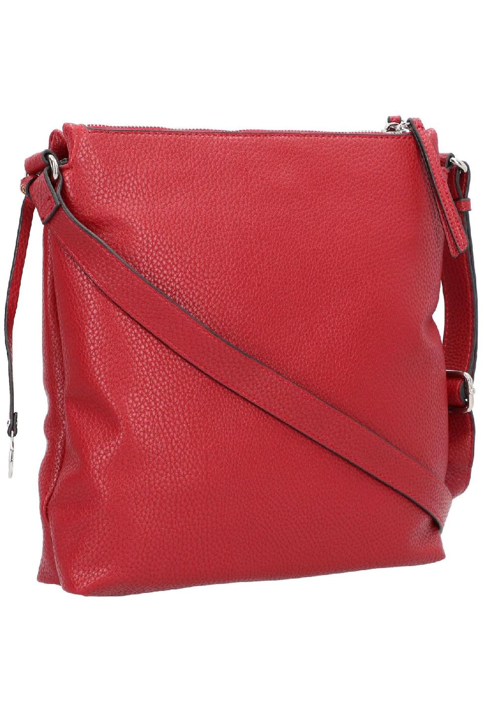 L.CREDI NEW ORLEANS Schultertasche Kunstleder Emblem Uni Für Damen