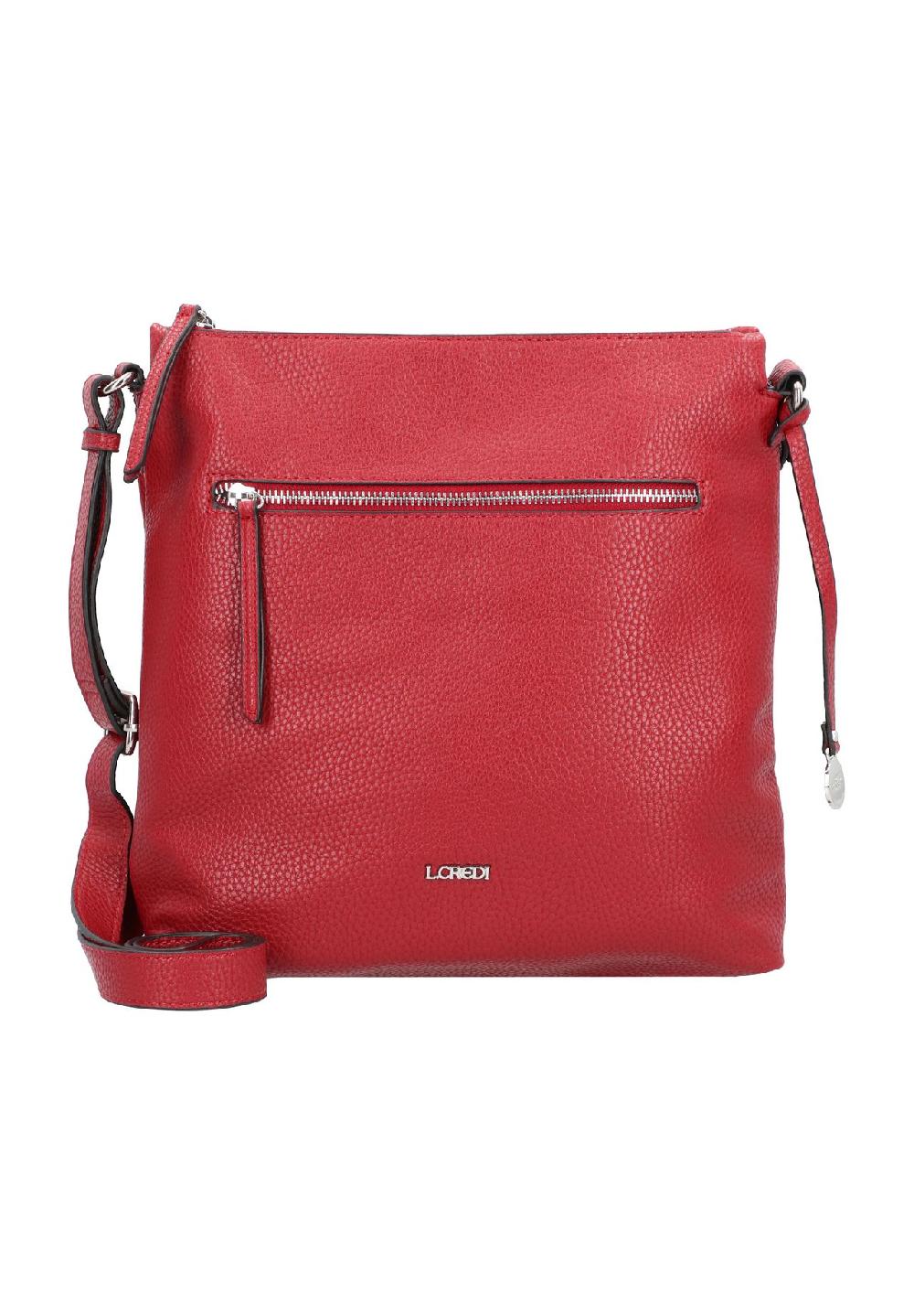 L.CREDI NEW ORLEANS Schultertasche Kunstleder Emblem uni für Damen