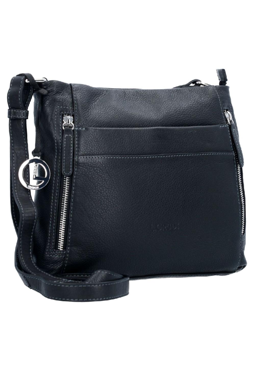 L.CREDI Umhängetasche "Sabrina" Leder Uni Für Damen