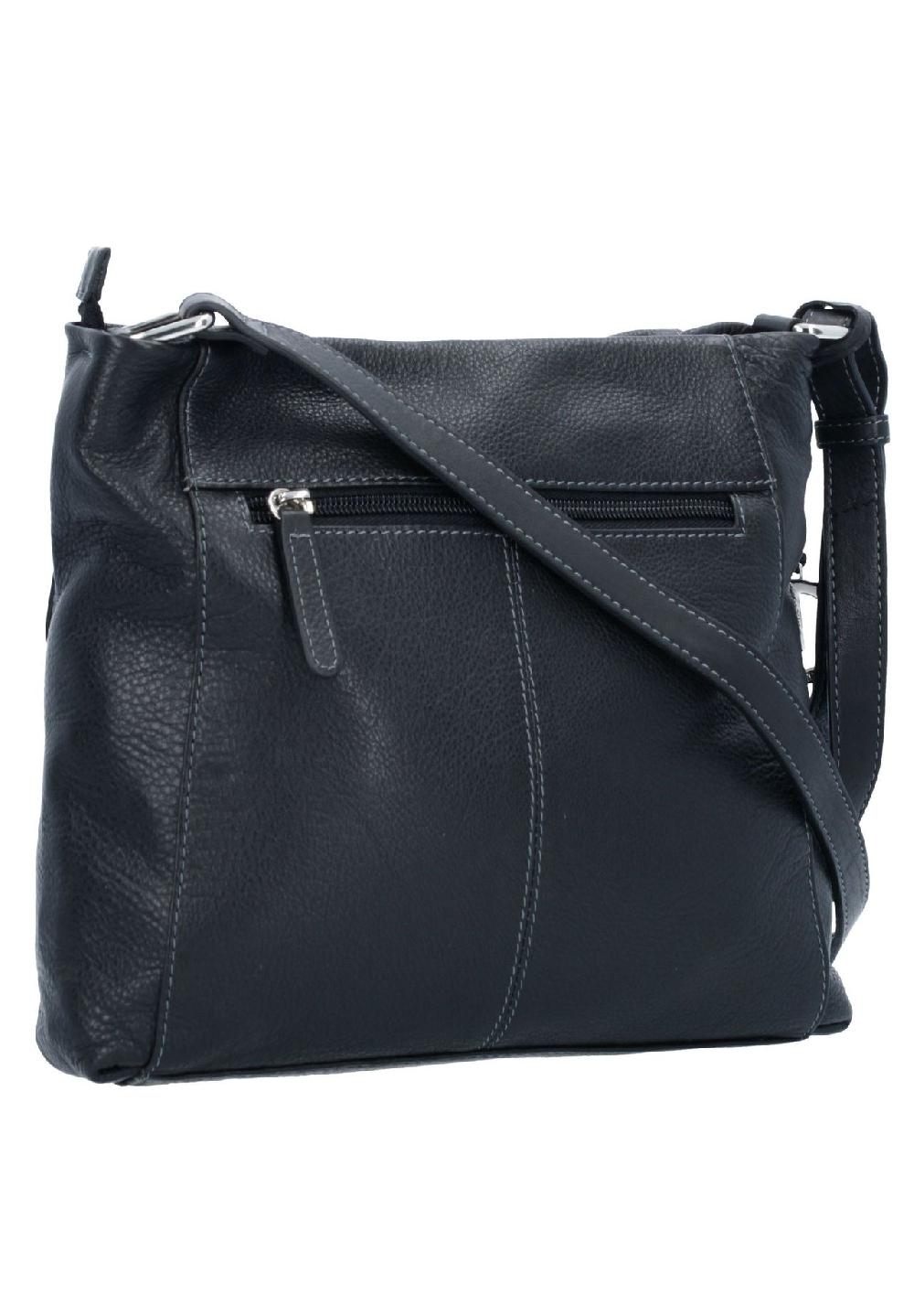 L.CREDI Umhängetasche "Sabrina" Leder Uni Für Damen