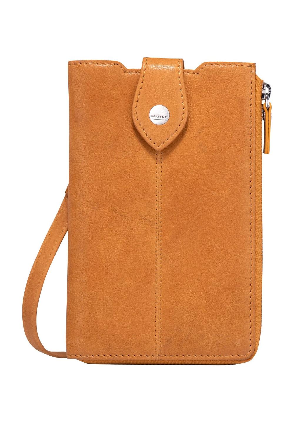 Maître LEMBERG Smartphonetasche "Margarete" Leder Reißverschluss für Damen