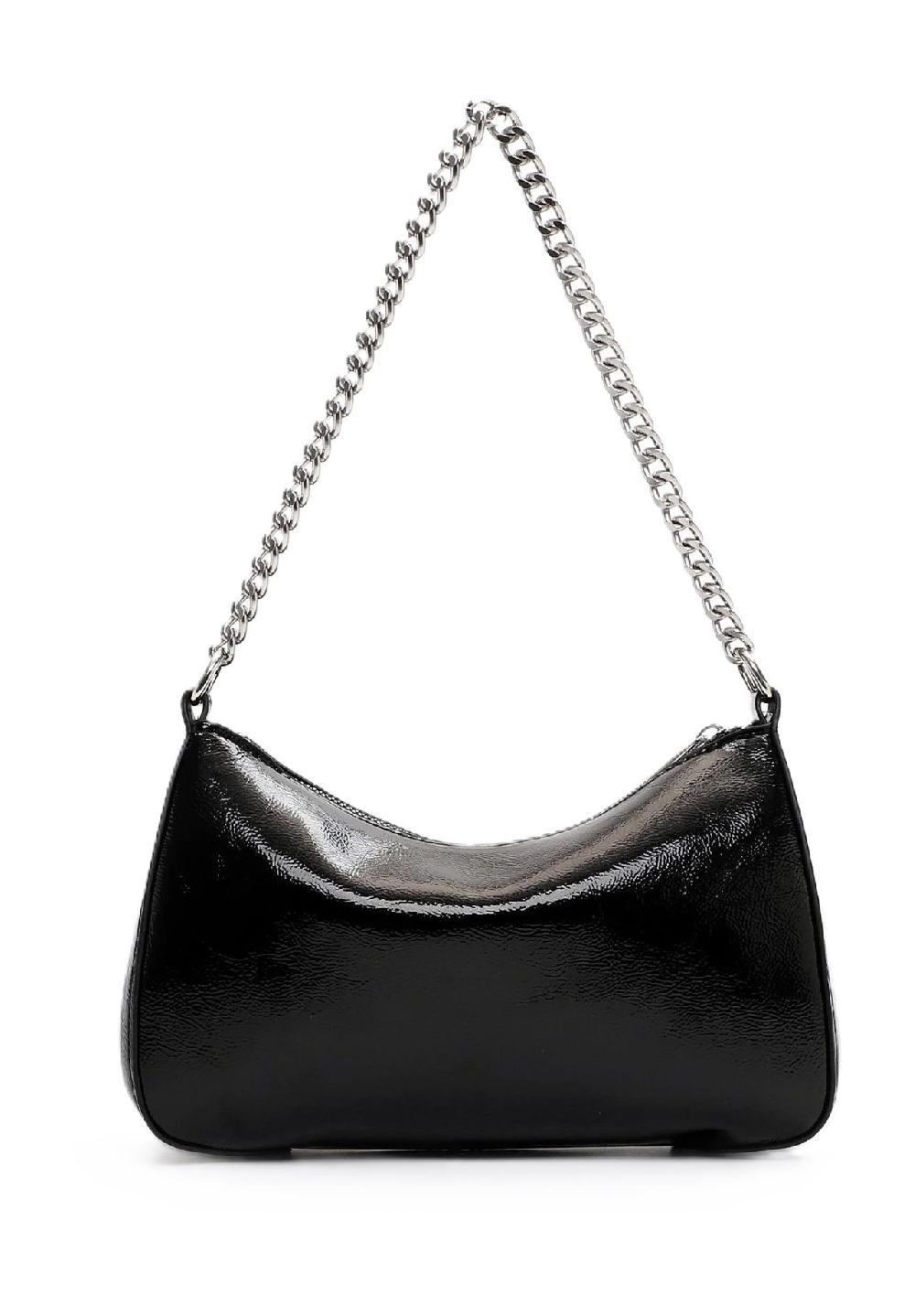 Tamaris Schultertasche "Flaviana" Lack-Optik Reißverschluss Für Damen