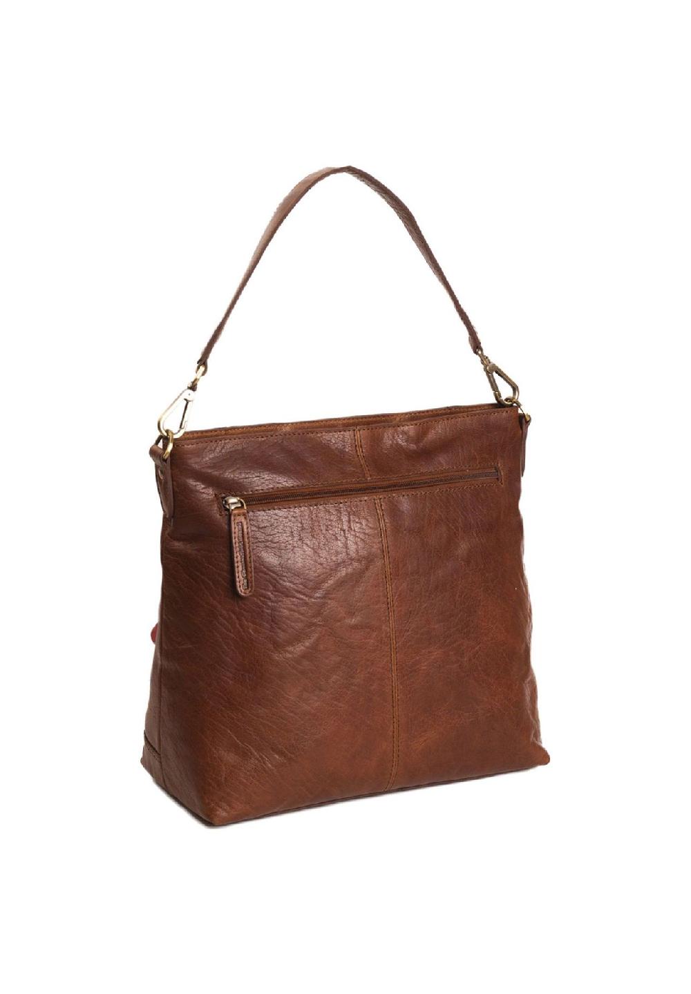 The Chesterfield Brand Antique Buff Antique Buff Schultertasche Leder 30 Cm