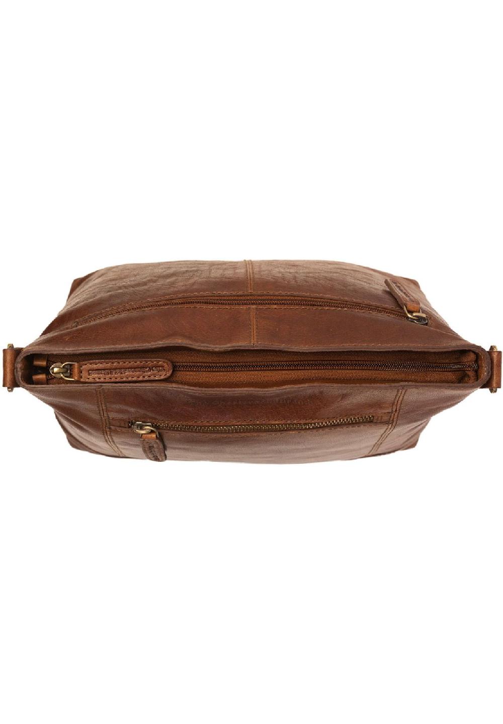 The Chesterfield Brand Antique Buff Antique Buff Schultertasche Leder 30 Cm