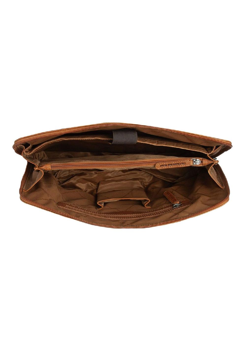 The Chesterfield Brand Branson Branson Schultertasche Leder 37 Cm Laptopfach