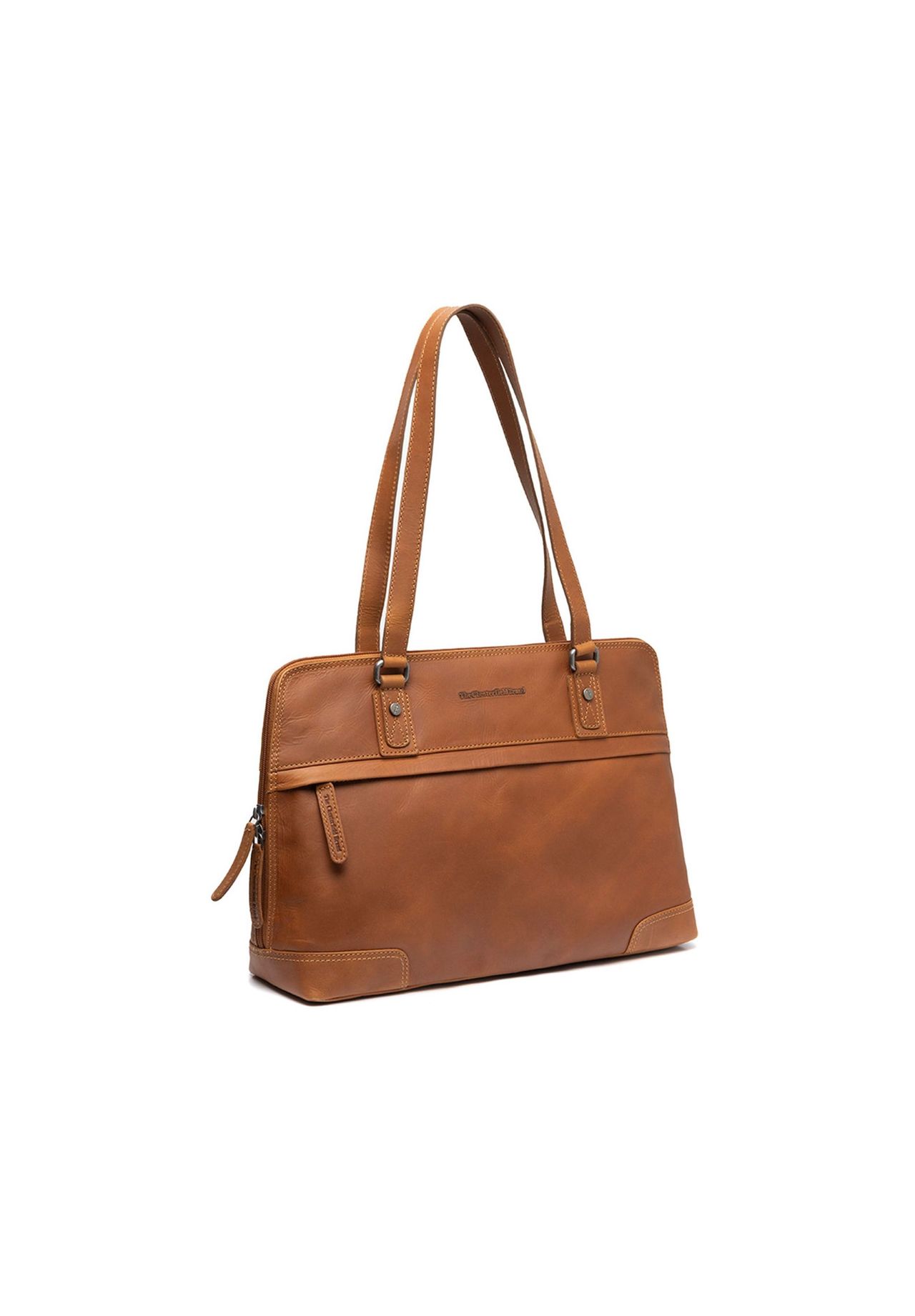 The Chesterfield Brand Branson Branson Schultertasche Leder 37 cm Laptopfach