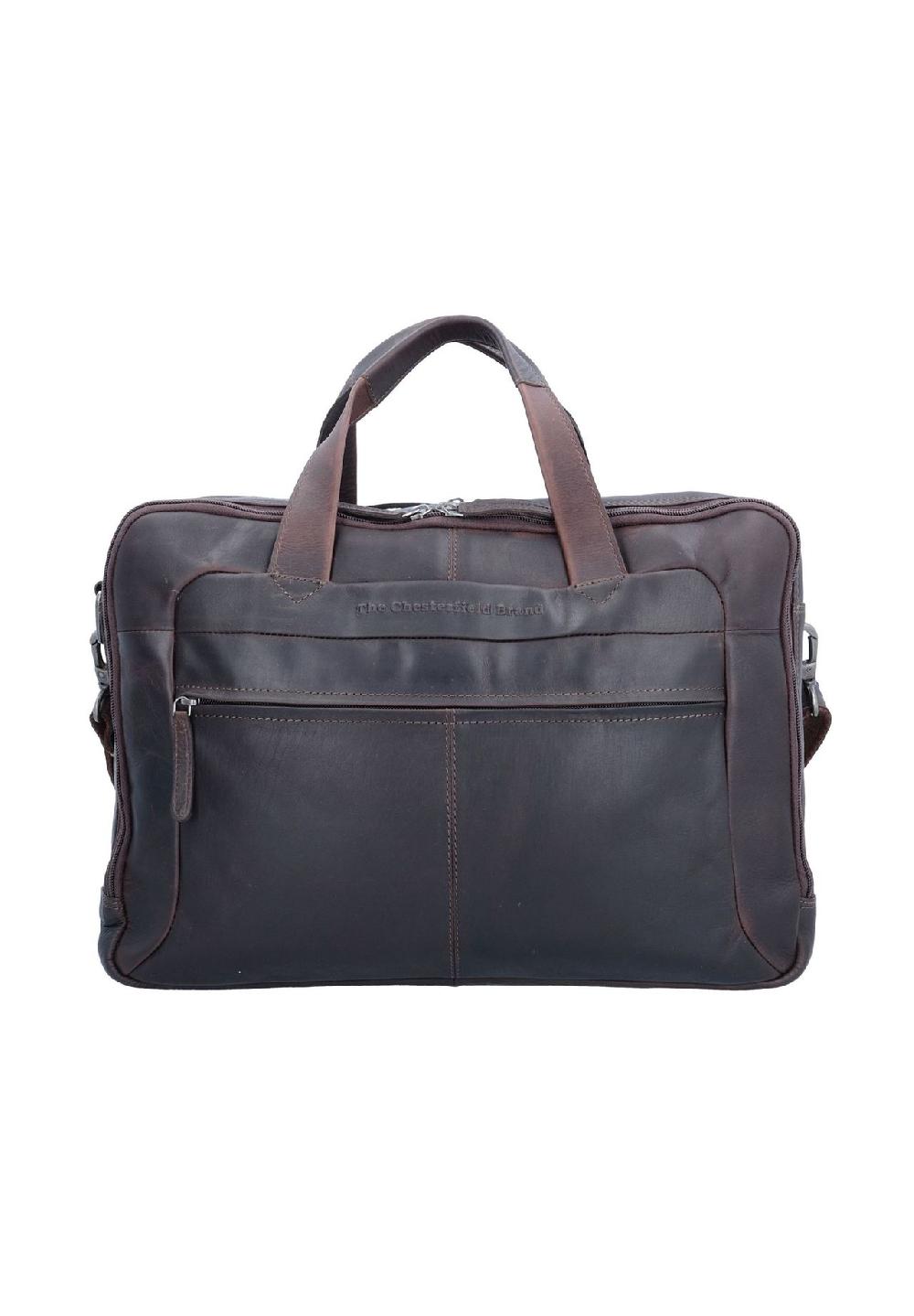 The Chesterfield Brand Wax Pull Up Wax Pull Up Aktentasche Leder 44 cm Laptopfach