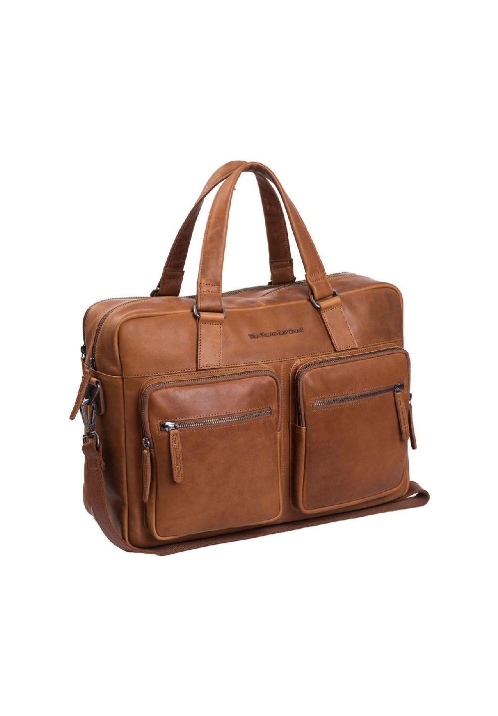 The Chesterfield Brand Wax Pull Up Wax Pull Up Aktentasche Leder 43 cm Laptopfach