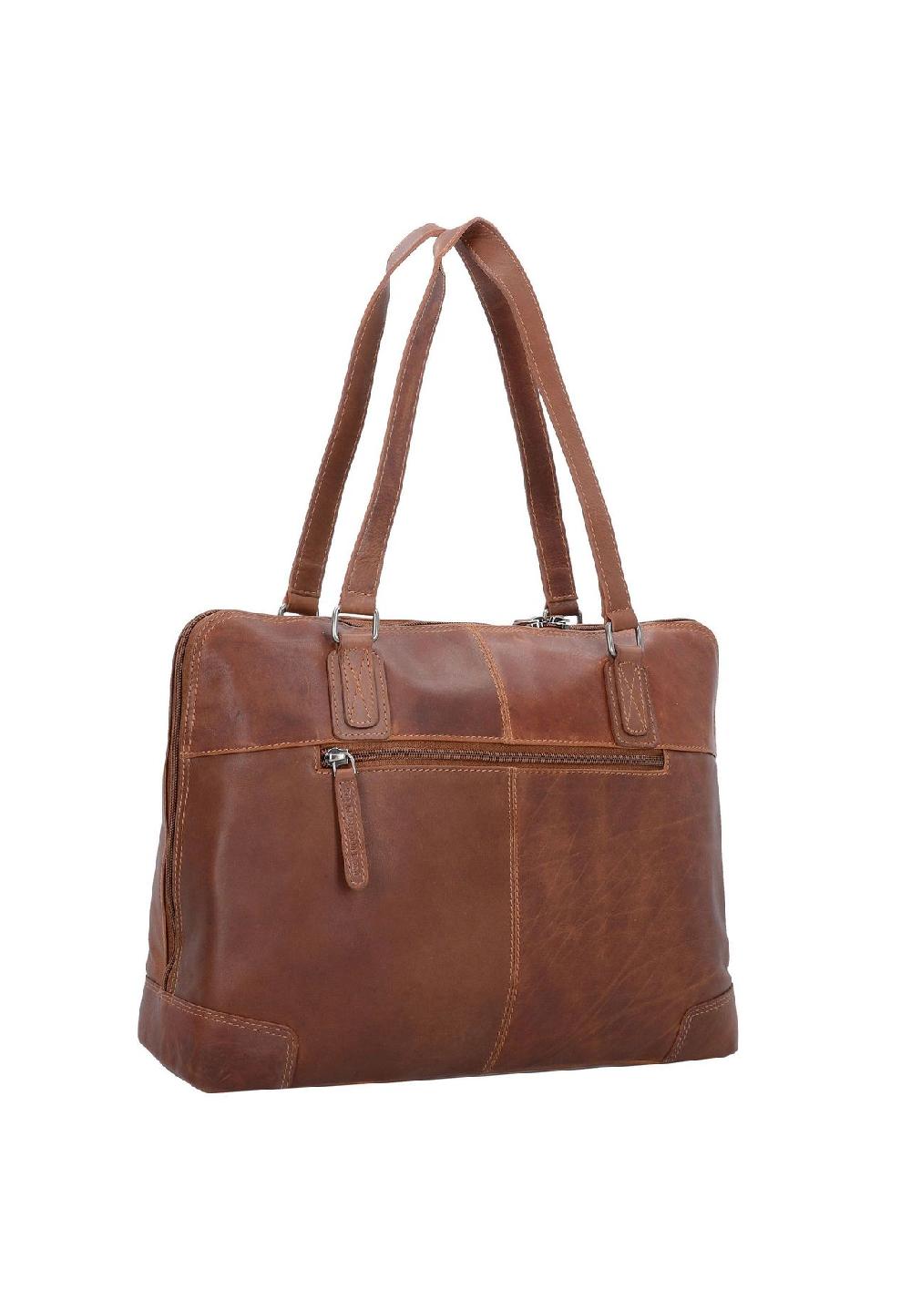 The Chesterfield Brand Wax Pull Up Wax Pull Up Schultertasche Leder 37 Cm Laptopfach