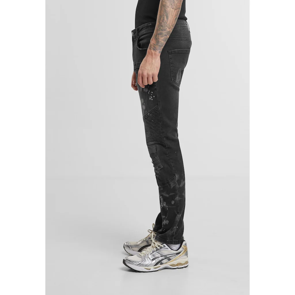 2Y Premium Bequeme Jeans »2Y Premium 2Y SANTI BIKER SLIM FIT JEANS«