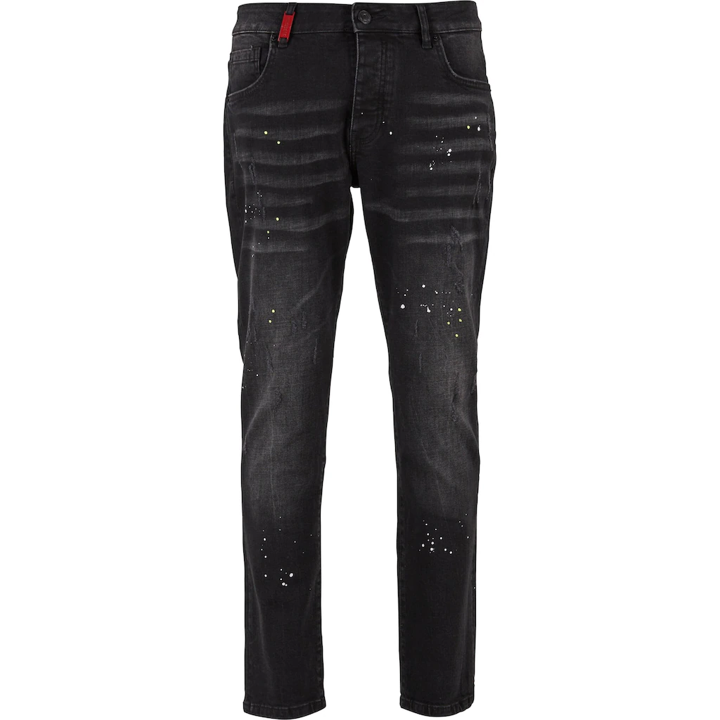 2Y Premium Bequeme Jeans »2Y Premium 2Y SANTI BIKER SLIM FIT JEANS«