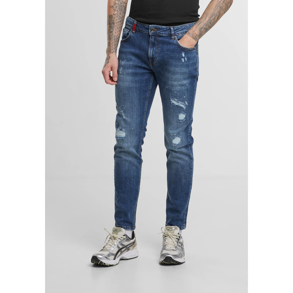 2Y Studios Bequeme Jeans »2Y Studios 2Y FRANCISCO DESTROYED SLIM FIT JEANS«