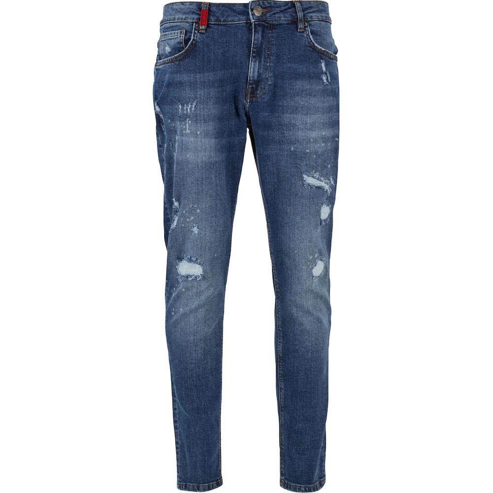 2Y Studios Bequeme Jeans »2Y Studios 2Y FRANCISCO DESTROYED SLIM FIT JEANS«
