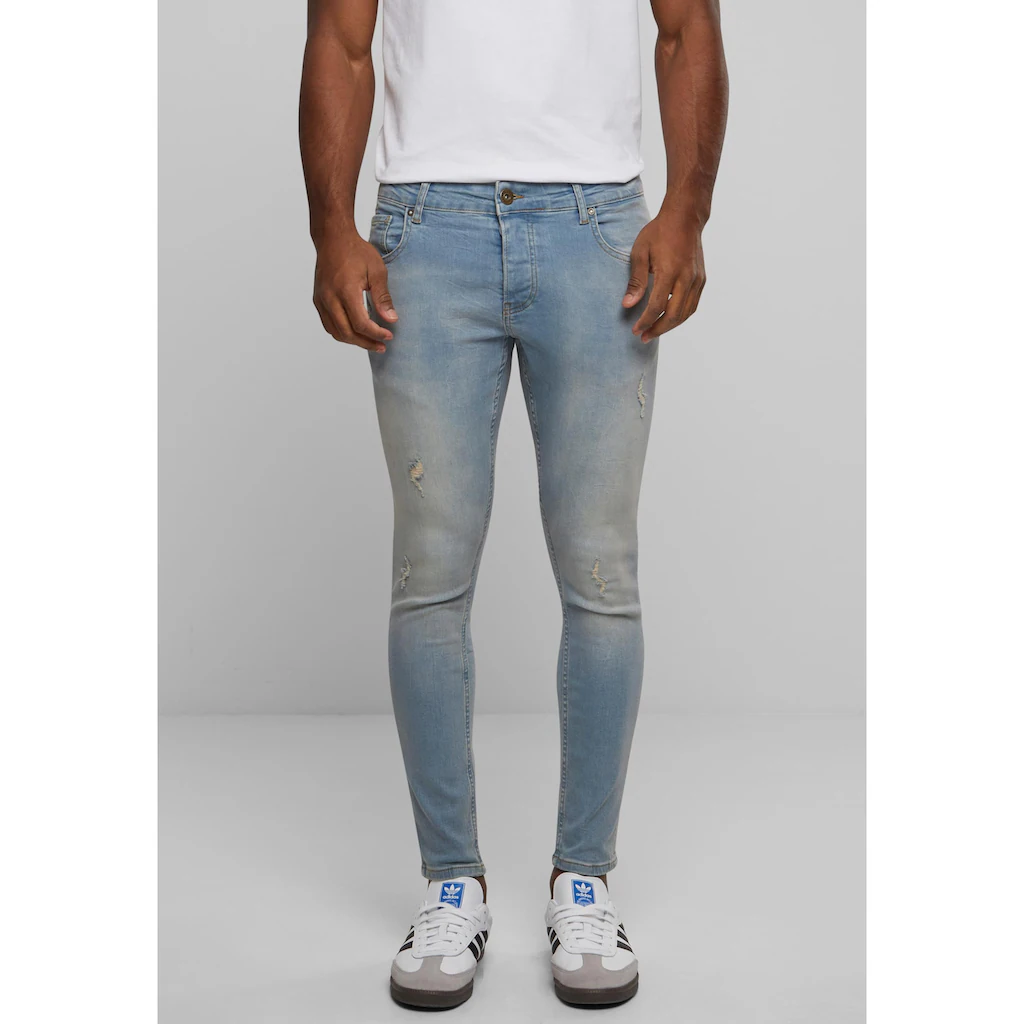 2Y Studios Bequeme Jeans »2Y Studios Herren 2Y Destroyed Cropped Skinny Denim« ▷ Kaufen