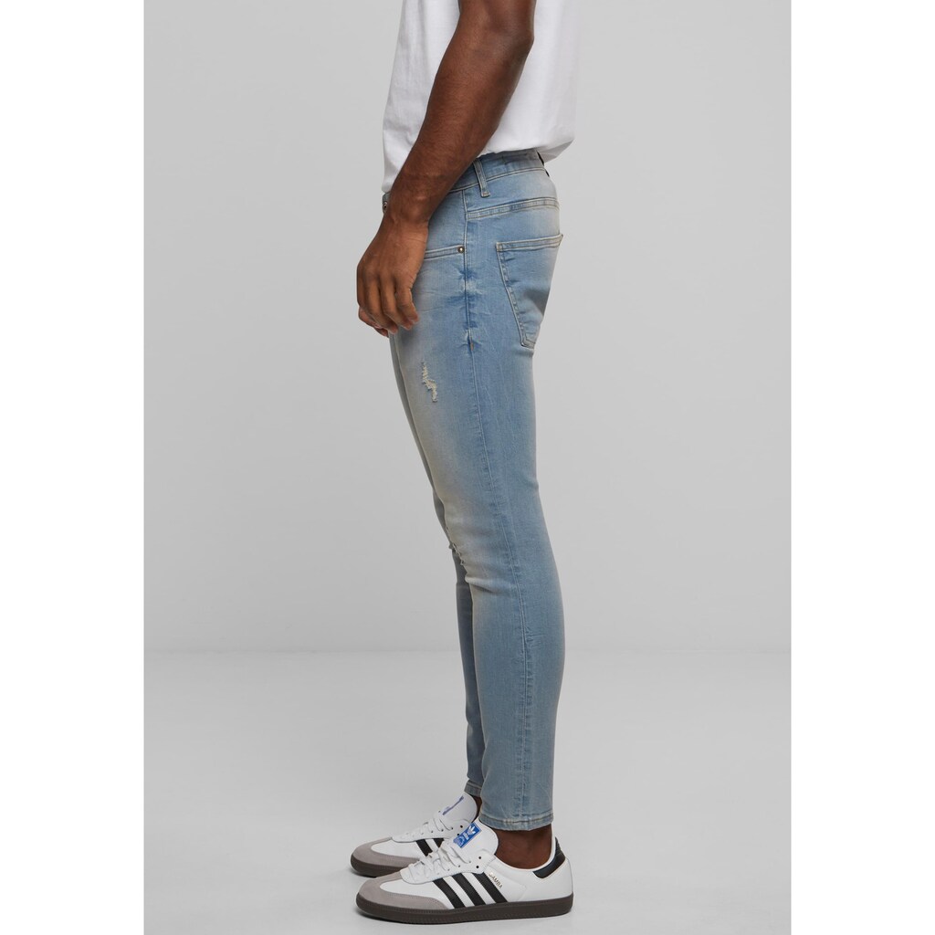 2Y Studios Bequeme Jeans »2Y Studios Herren 2Y Destroyed Cropped Skinny Denim« ▷ Kaufen