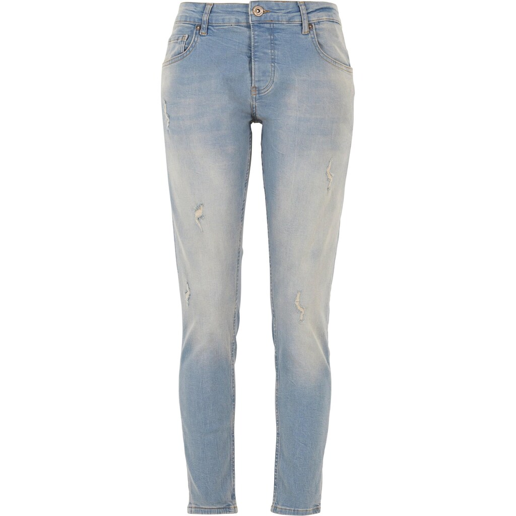 2Y Studios Bequeme Jeans »2Y Studios Herren 2Y Destroyed Cropped Skinny Denim« ▷ kaufen