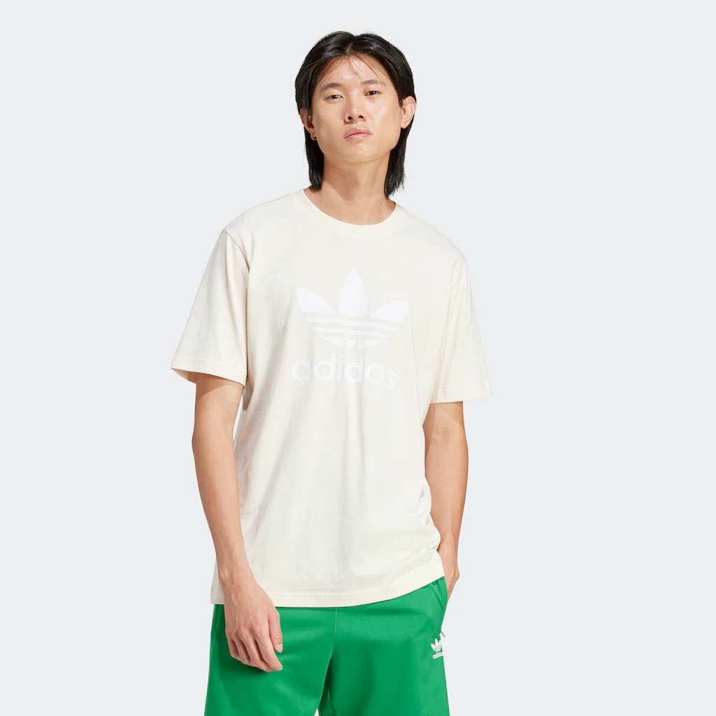 Adidas Originals T-Shirt »TREFOIL T-SHIRT« Basic Shirt Mit Großem Trefoil Logoprint