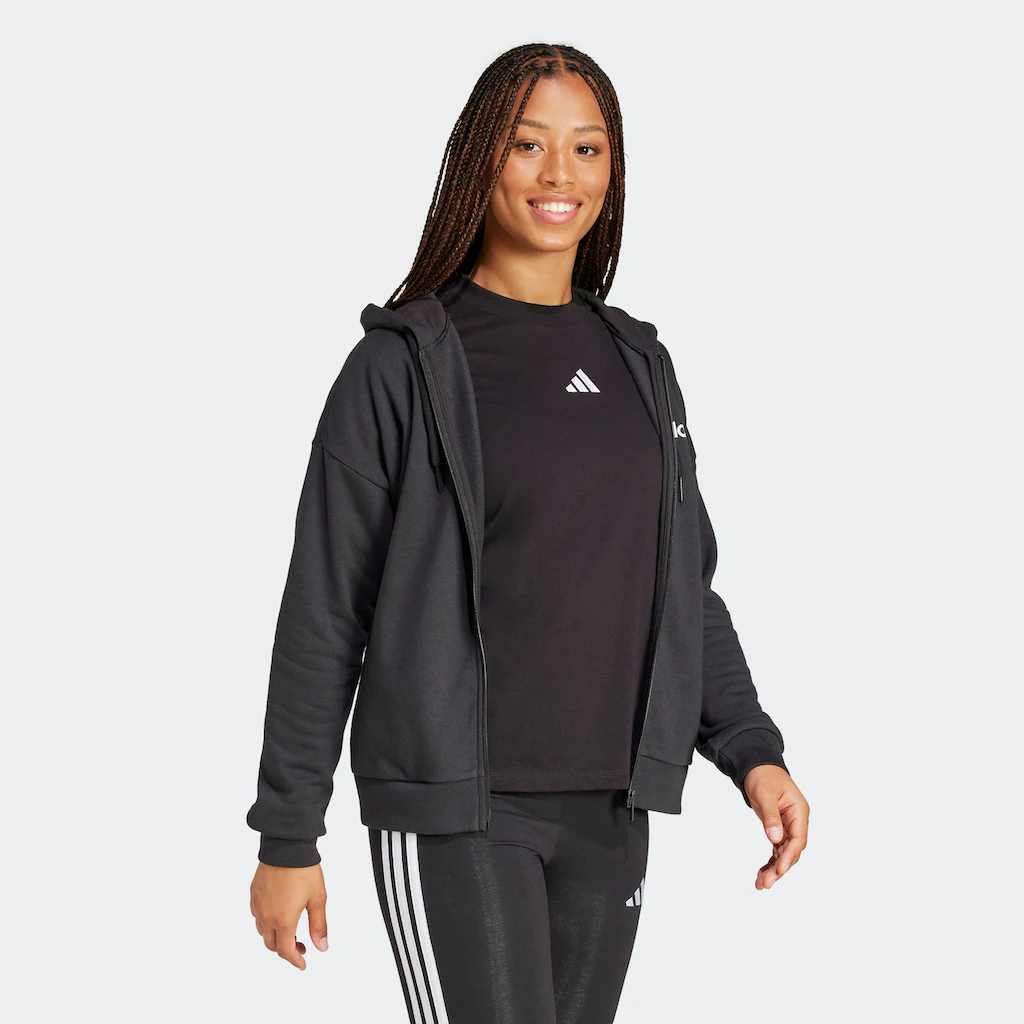 Adidas Sportswear Kapuzensweatshirt »W LIN FT FZ HD«