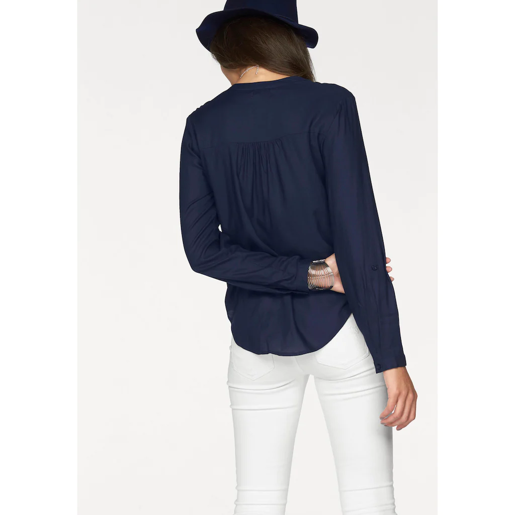 AJC Hemdbluse Aus Weich Fließender Viskose