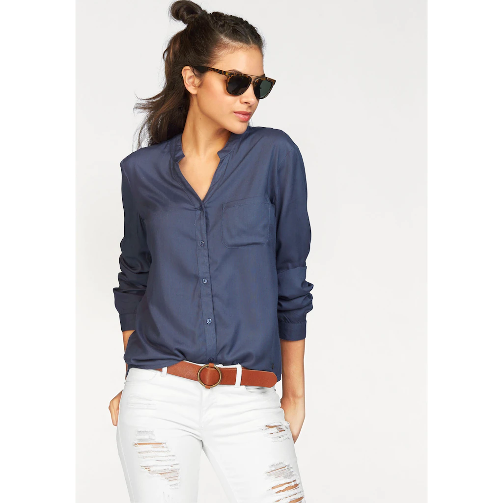 AJC Hemdbluse mit unterschiedlichen Druckvarianten oder in Uni