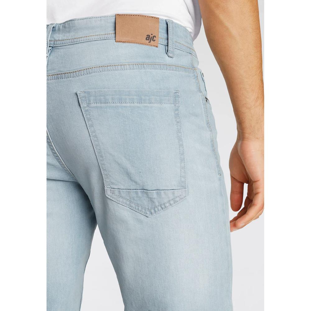 AJC Straight-Jeans Gerade Geschnitten Used-Look-Waschung Niedrige Leibhöhe ▷ Kaufen