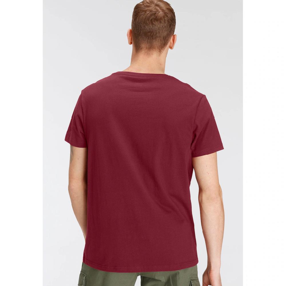 AJC T-Shirt Kurzarm Schmale Passform Im Vintage-Design ▷ Für