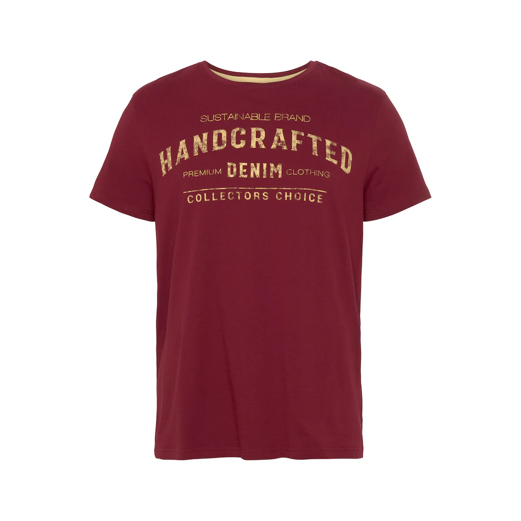 AJC T-Shirt Kurzarm Schmale Passform Im Vintage-Design ▷ Für