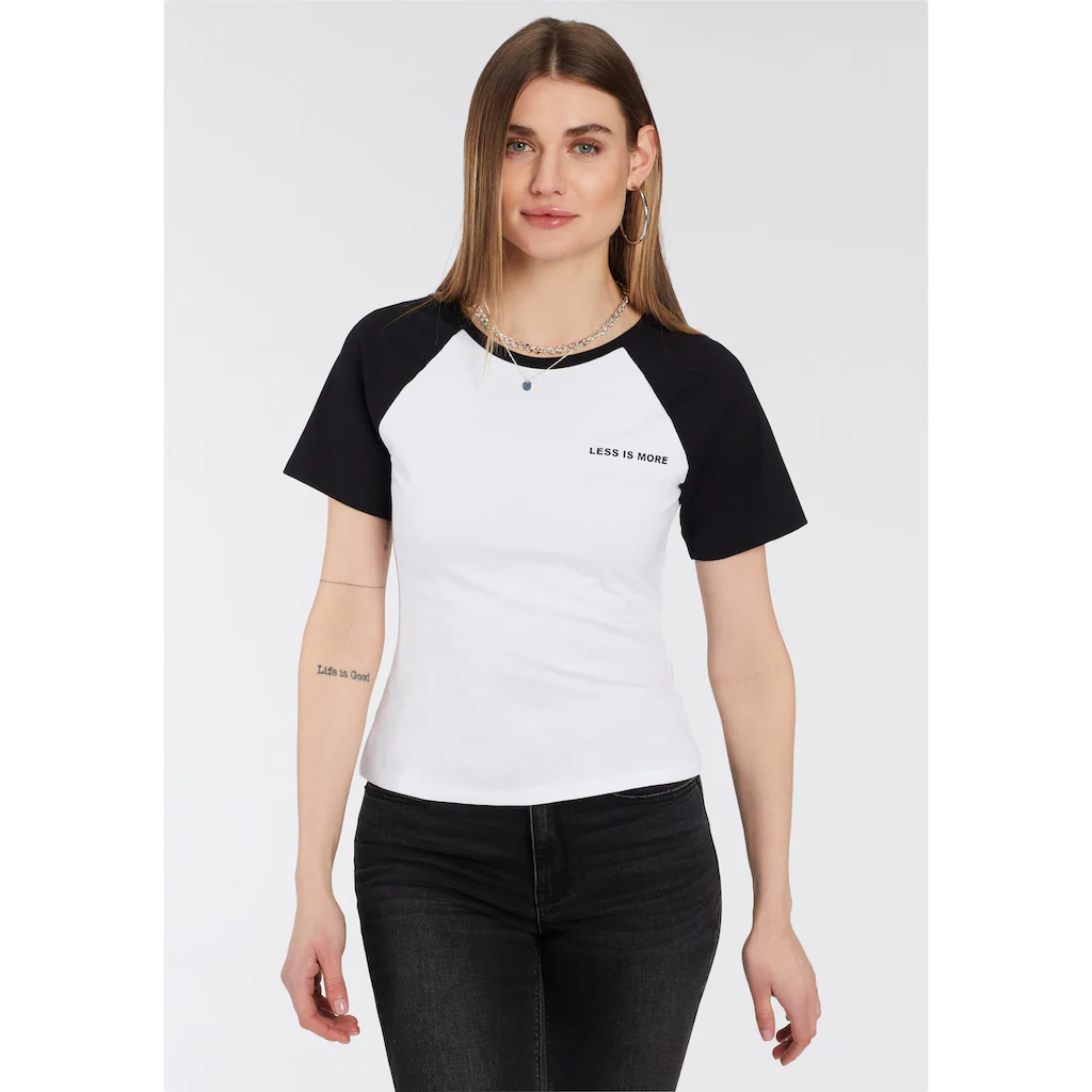 AJC T-Shirt Mit Raglanärmeln
