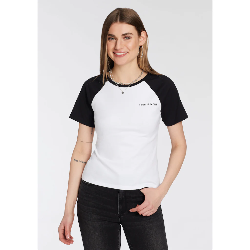 AJC T-Shirt mit Raglanärmeln