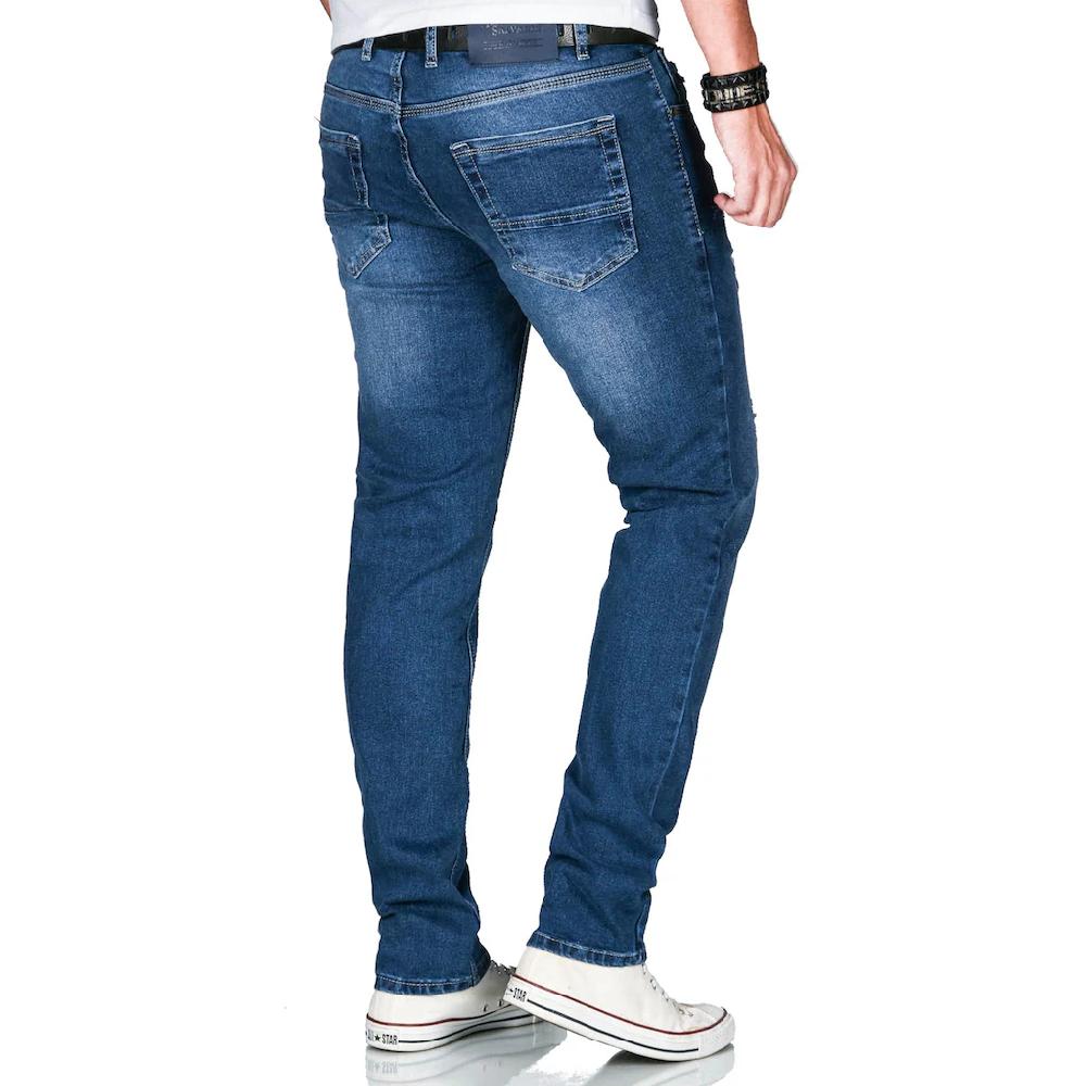 Alessandro Salvarini Slim-fit-Jeans »ASCatania« Mit Used Look Effekt Und Mit 2% Elasthan ▷ Bestellen