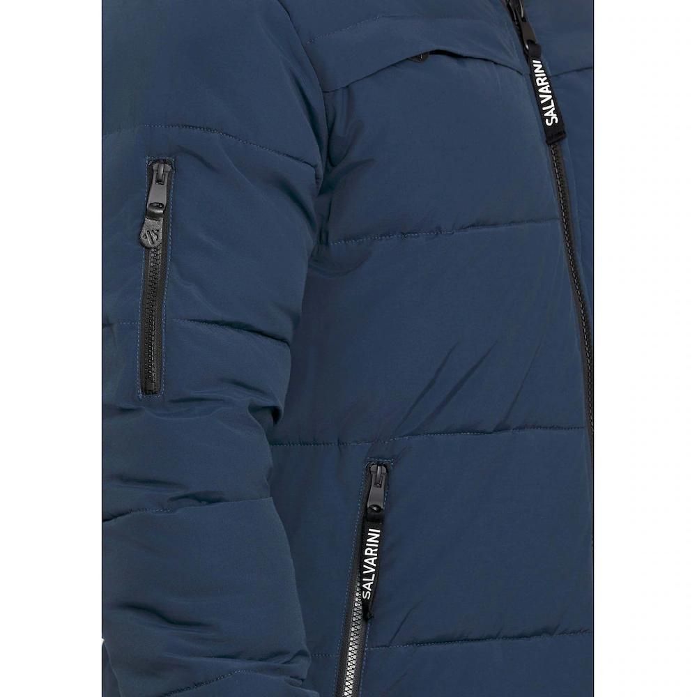 Alessandro Salvarini Winterjacke »ASDiego« Mit Extra Hohem Kragen Und Vielen Taschen ▷ Für