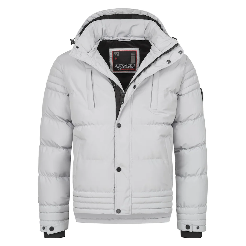 Alessandro Salvarini Winterjacke »ASFabiano« mit warmem Teddyfell und abnehmbarer Kapuze ▷ für