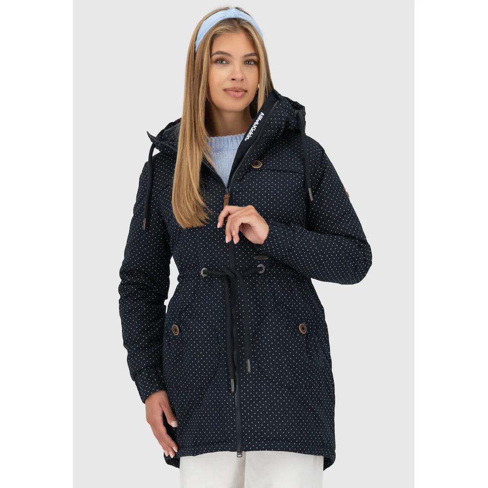 Alife & Kickin Outdoorjacke »CHARLOTTEAKB« Mit Kapuze Gefütterter Parka Kapuzenjacke Durch Bindeband Tailliert