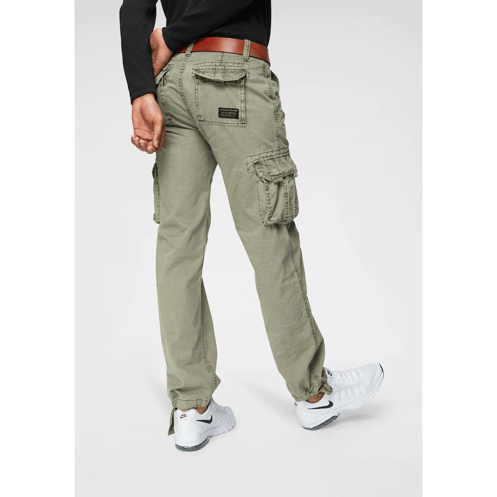 Alpha Industries Cargohose »Jet Pant« Mit Seitlichen Cargotaschen Und Kordelzug Am Beinabschluss ▷ Kaufen